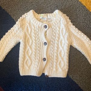 Irish kids cardigan sweater